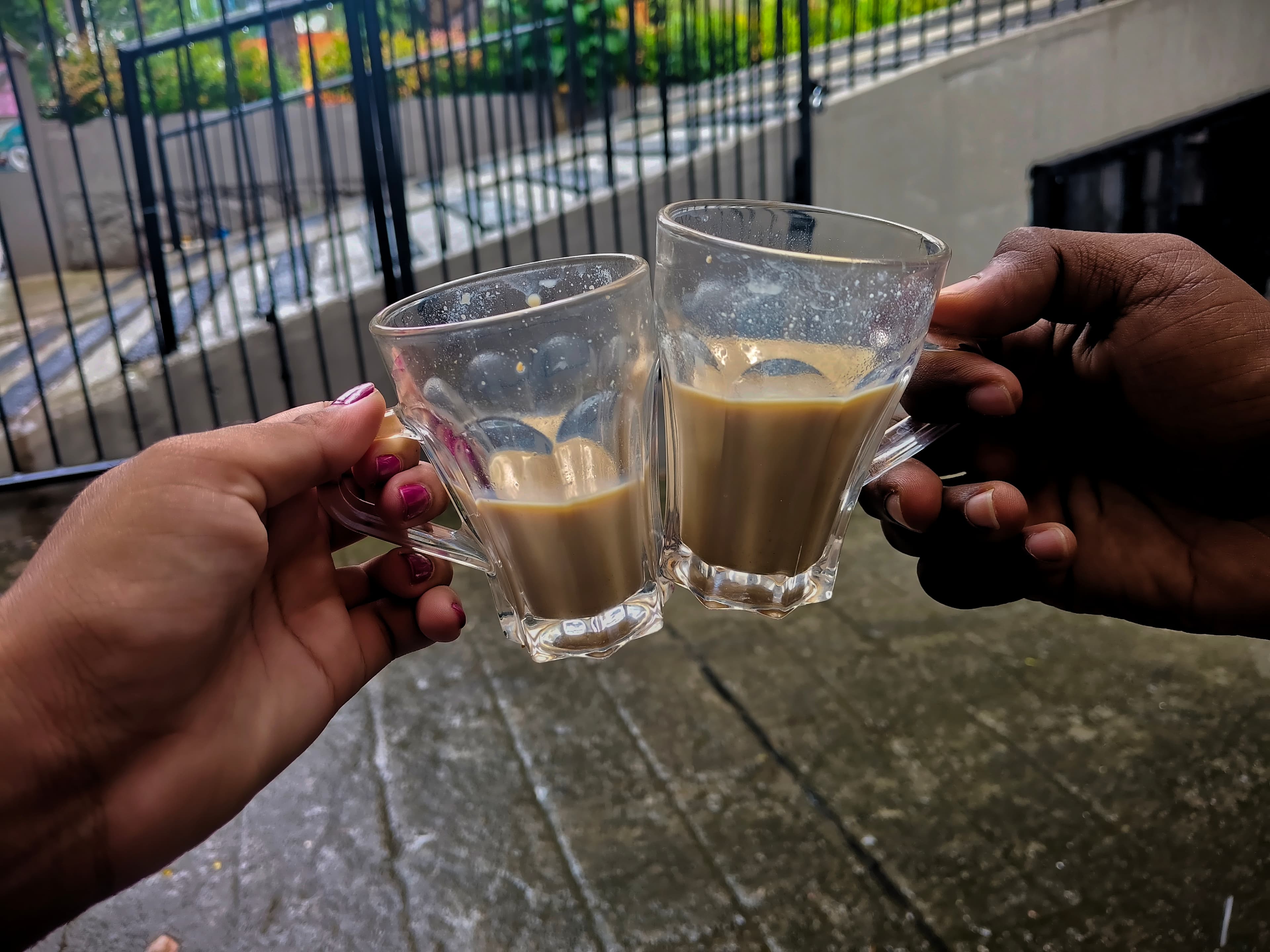My partner and I after another day of surviving work together. ā¤ļøā